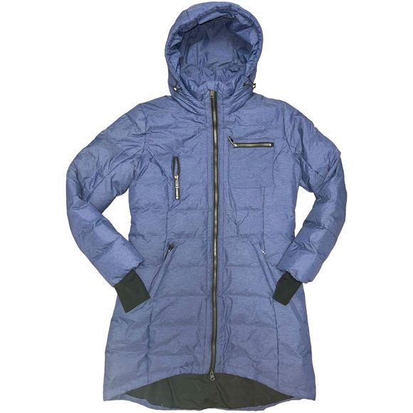Orolay Women's Blue Down Jacket Coat Mid-Length Sz M - Picture 1 of 12